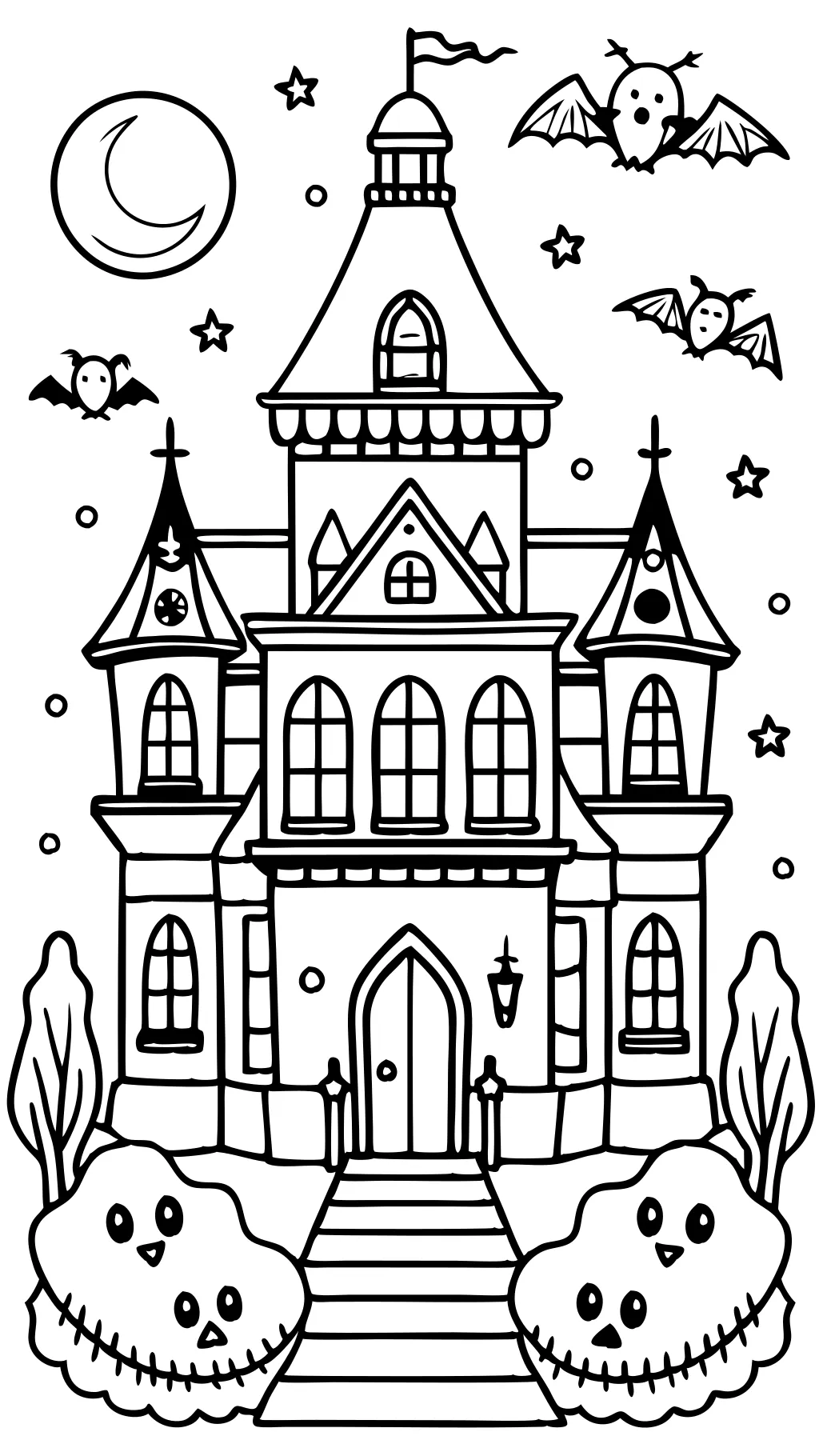 coloriages de manoir hanté Disney